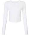 BL1501 1501 Bella Micro Rib Long Sleeve Baby T-Shirt solid white blend colour image
